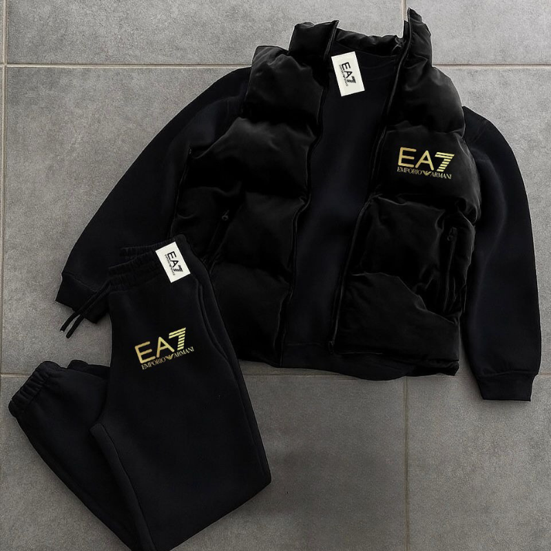 EA Set – Down Jacket, Sweatshirt & Jogging Pants