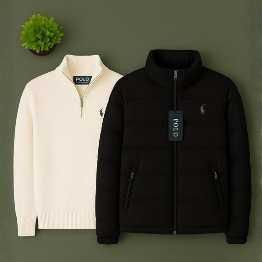 RL Complete Set – Zip Pullover & Down Jacket