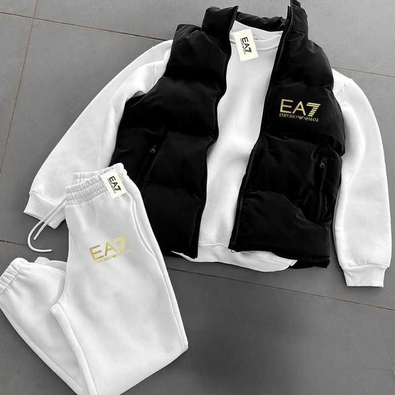 EA Set – Down Jacket, Sweatshirt & Jogging Pants