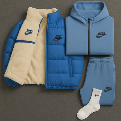 NK Essential – Winter Set, Reversible Puffer Jacket, Tech Suit