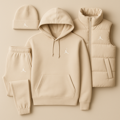 JRD Streetwear Set – Hoodie, Pants, and Vest