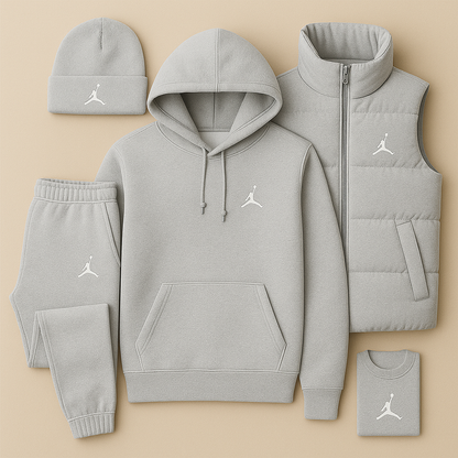 JRD Streetwear Set – Hoodie, Pants, and Vest