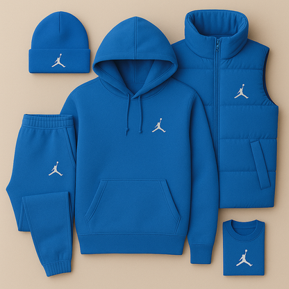 JRD Streetwear Set – Hoodie, Pants, and Vest